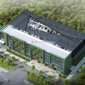 室外建筑3D效果图作品案例